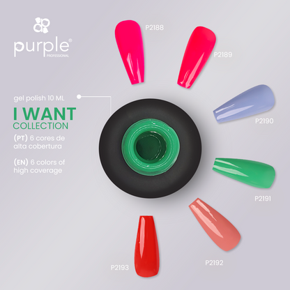 Gel Polish I Want Dream - Pipa Cosmetics Purple Professional®