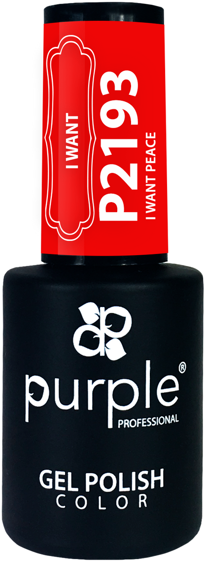 Gel Polish I Want Peace - Pipa Cosmetics Purple Professional®