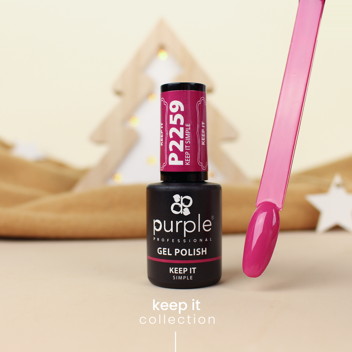 Gel Polish Keep It Simple - Pipa Cosmetics Purple Professional®