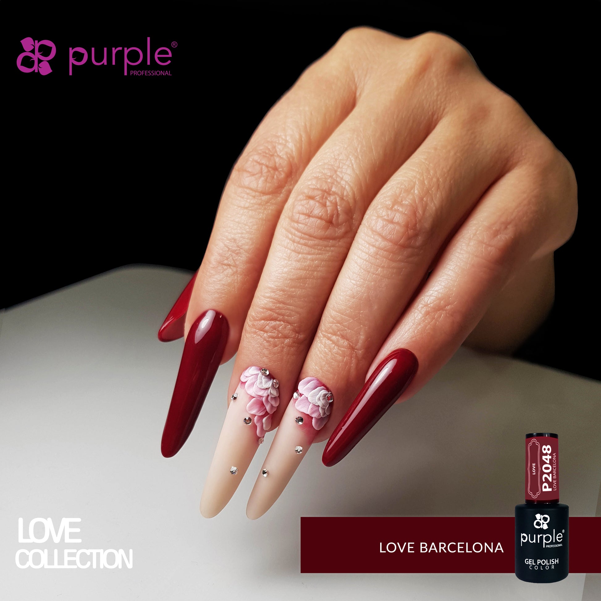 Gel Polish Love Barcelona - Pipa Cosmetics Purple Professional®