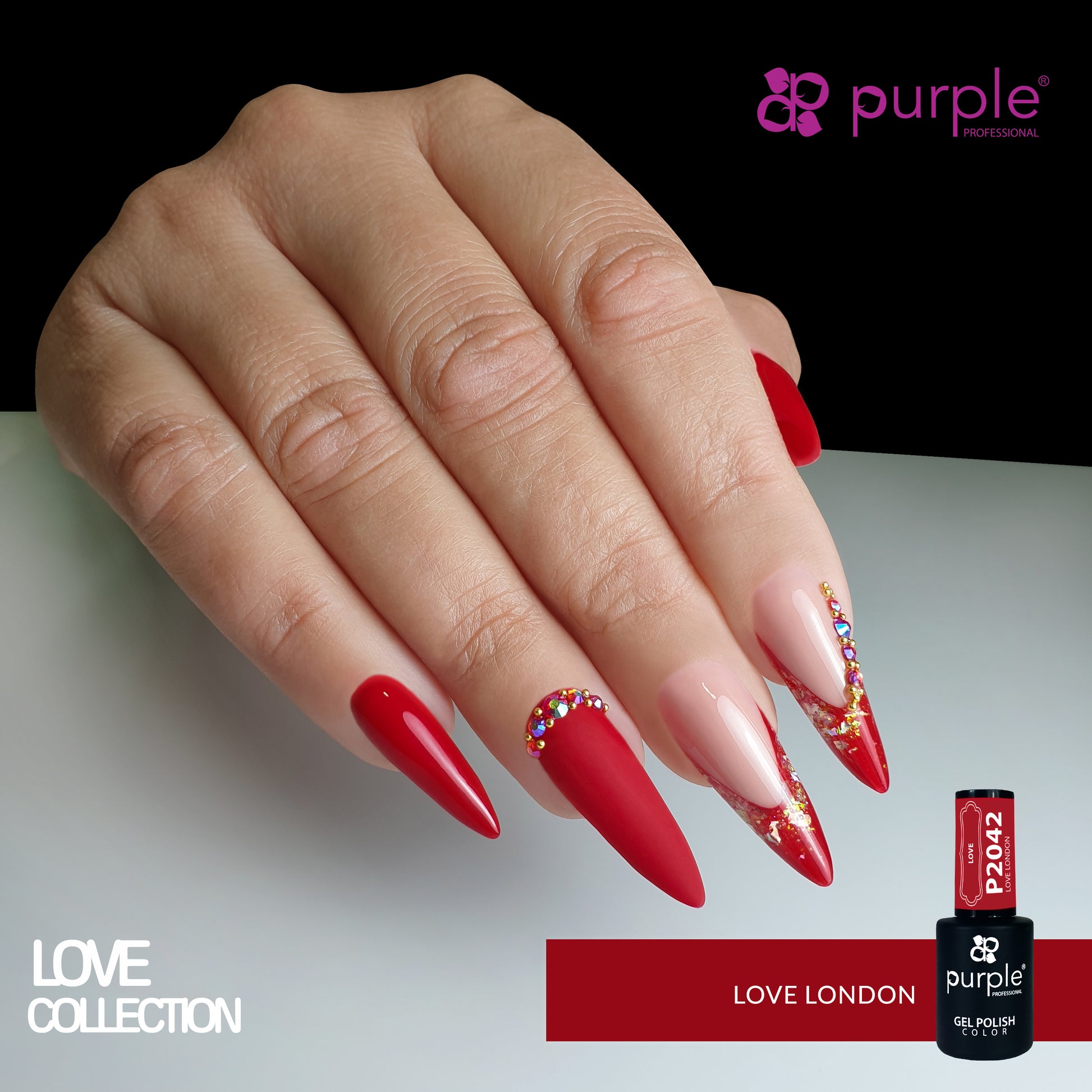 Gel Polish Love London - Pipa Cosmetics Purple Professional®