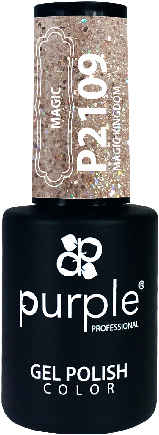 Gel Polish Magic Kingdom  glitter - Pipa Cosmetics Purple Professional®