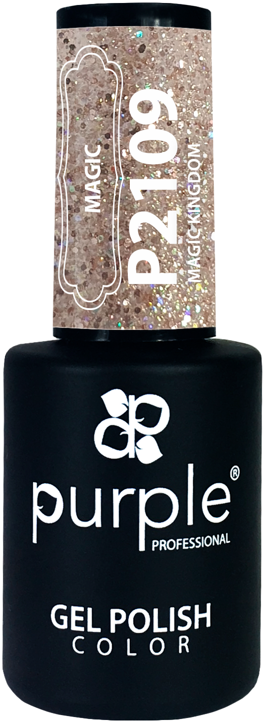 Gel Polish Magic Kingdom  glitter - Pipa Cosmetics Purple Professional®