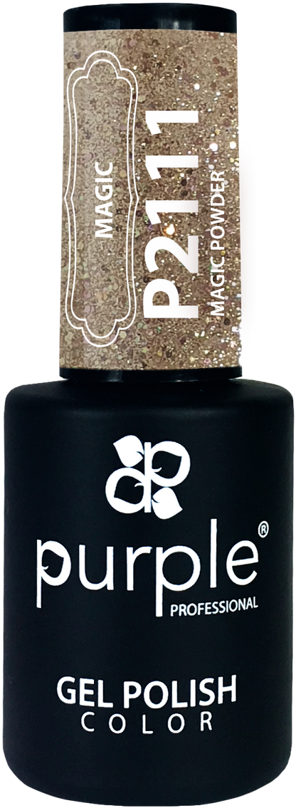 Gel Polish Magic Powder  glitter - Pipa Cosmetics Purple Professional®