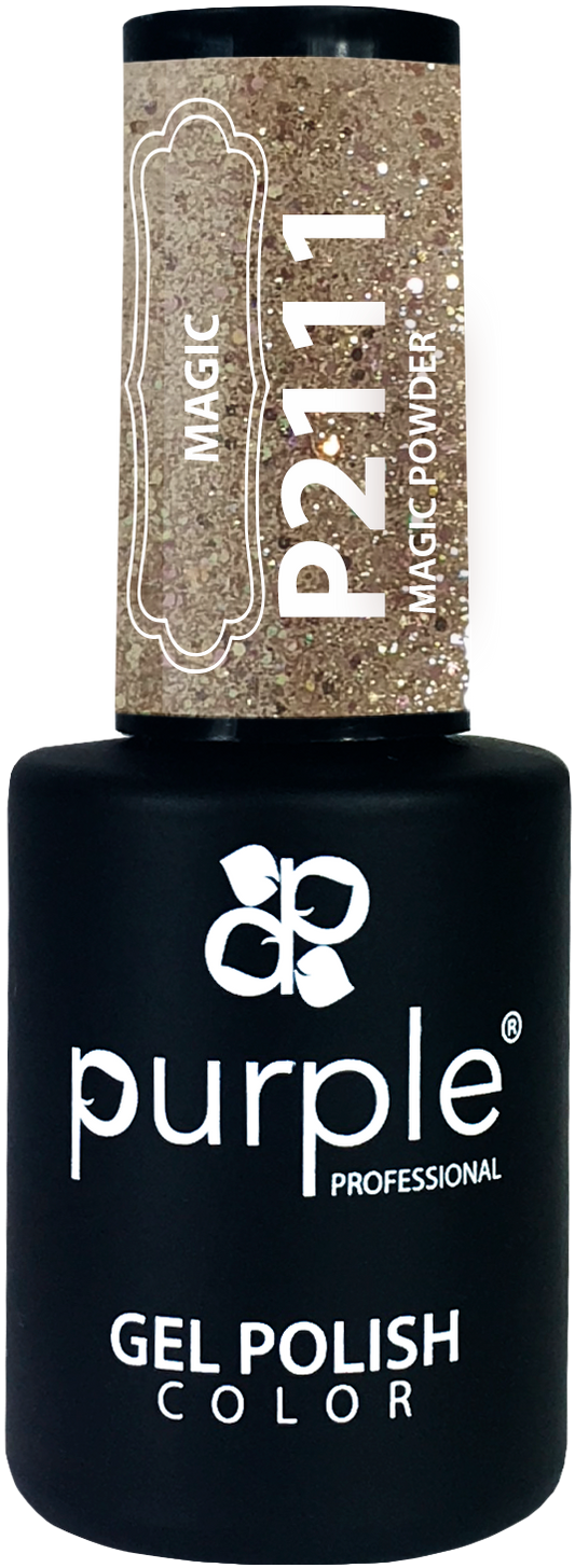 Gel Polish Magic Powder  glitter - Pipa Cosmetics Purple Professional®