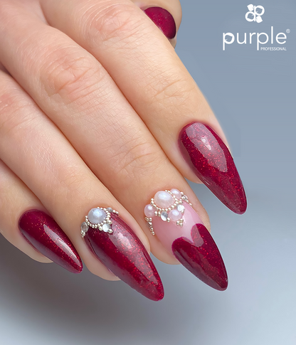 Gel Polish My French Bulldog  glitter - Pipa Cosmetics Purple Professional®