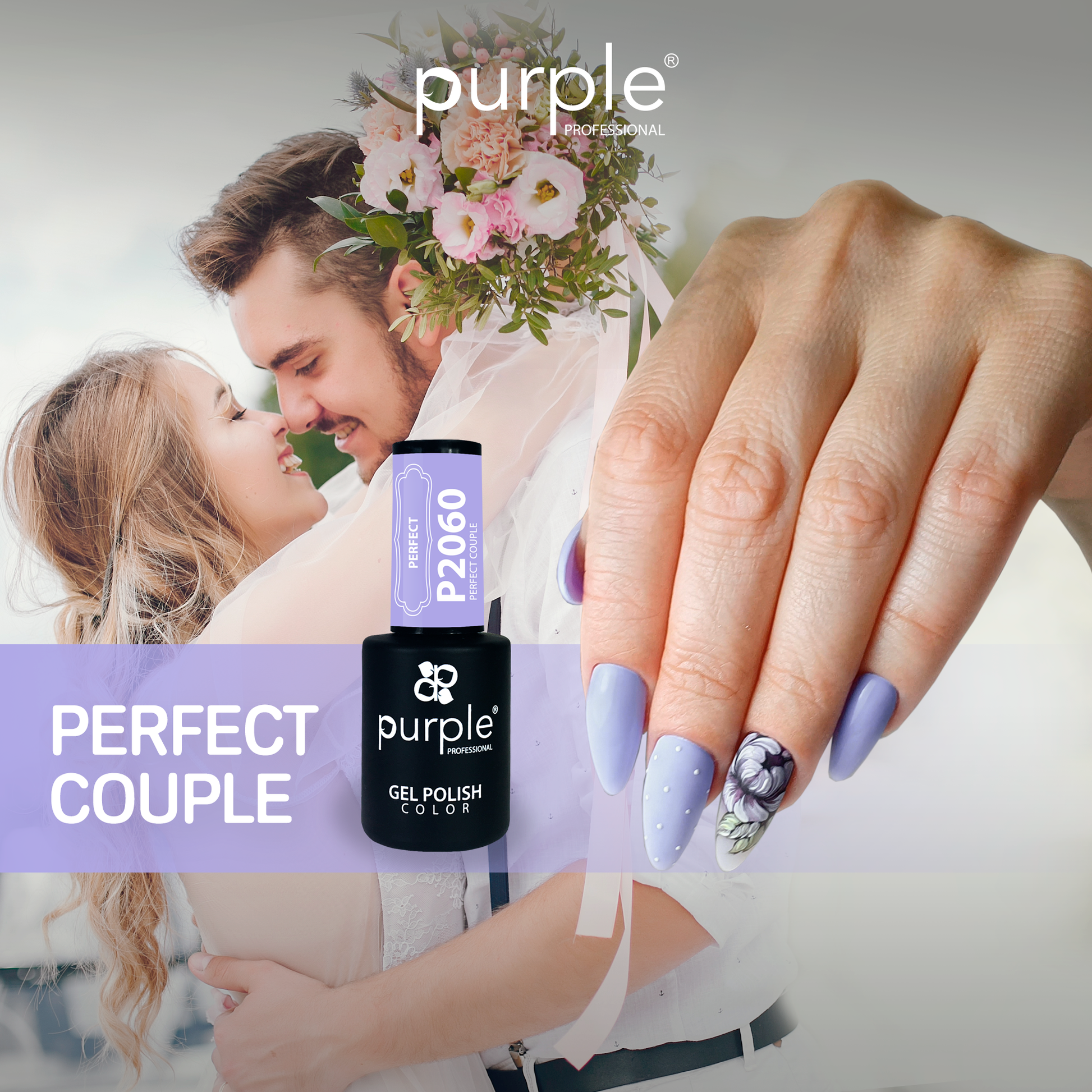 Gel Polish Perfect Couple - Pipa Cosmetics Purple Professional®