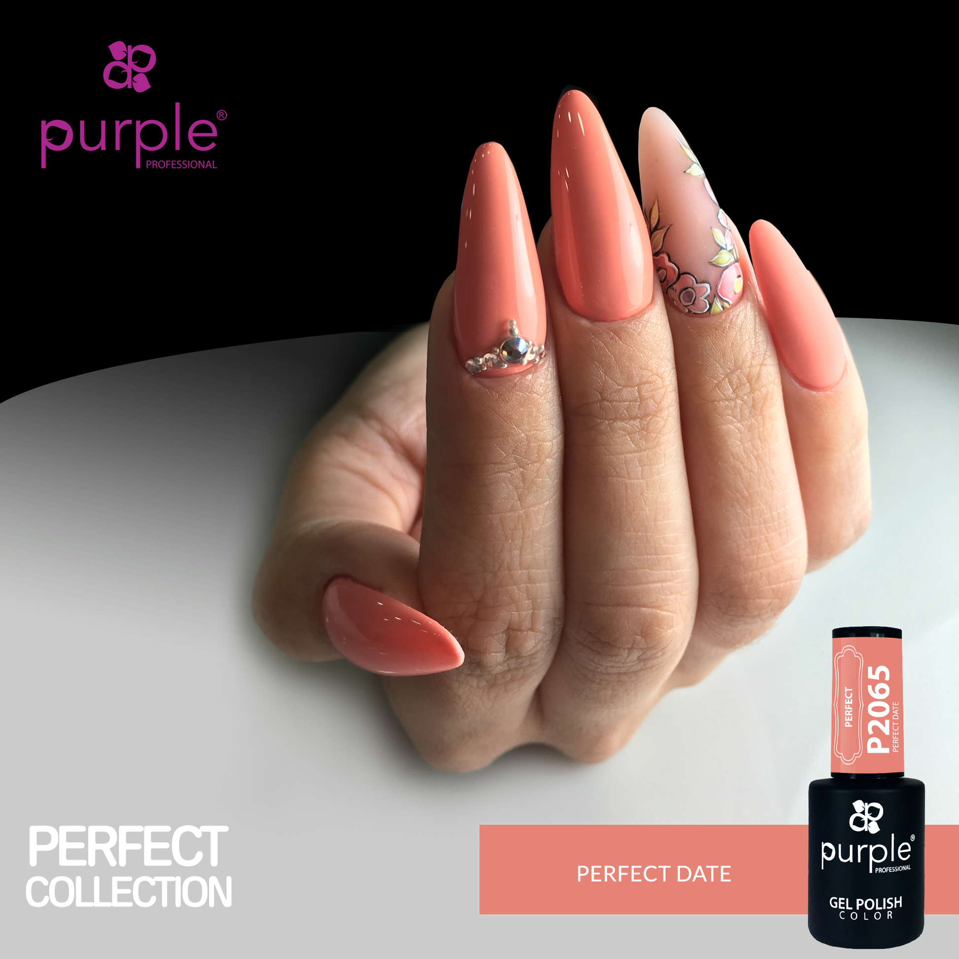 Gel Polish Perfect Date - Pipa Cosmetics Purple Professional®