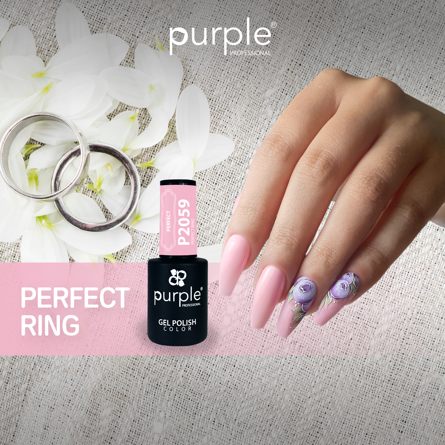 Gel Polish Perfect Ring - Pipa Cosmetics Purple Professional®