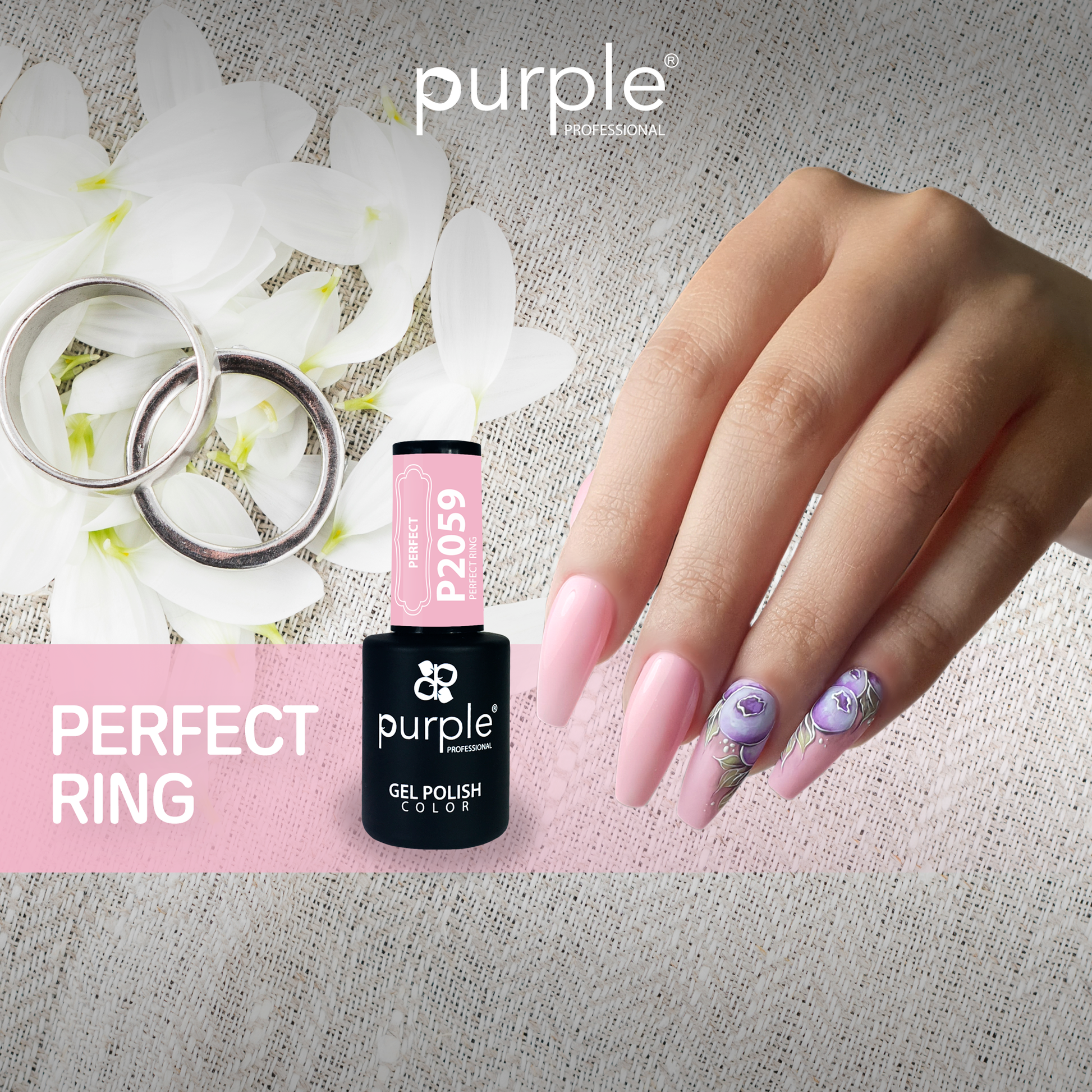 Gel Polish Perfect Ring - Pipa Cosmetics Purple Professional®
