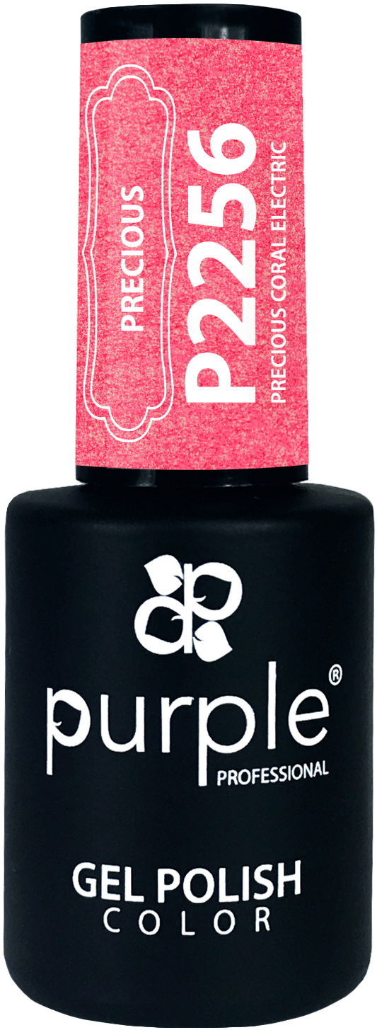 Gel Polish Precious Coral Electric  glitter - Pipa Cosmetics Purple Professional®