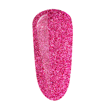 Gel Polish Precious Pink Fuchsia  glitter - Pipa Cosmetics Purple Professional®