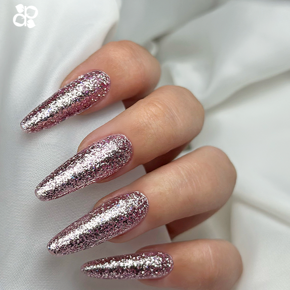 Gel Polish Precious Rose Gold  glitter - Pipa Cosmetics Purple Professional®