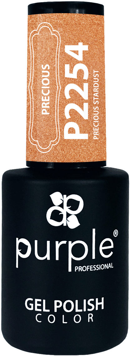 Gel Polish Precious Stardust  glitter - Pipa Cosmetics Purple Professional®