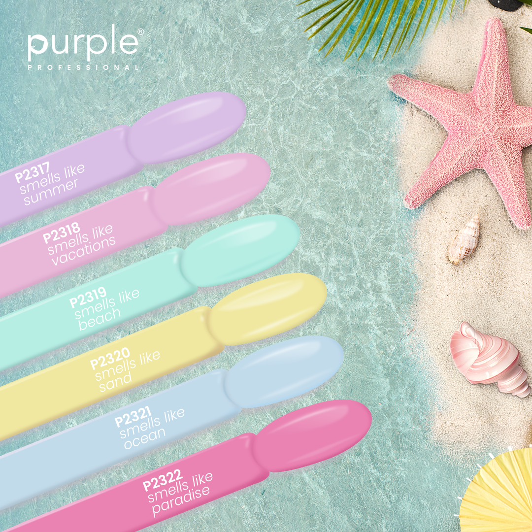 Gel Polish Smells Like Summer - Pipa Cosmetics Purple Professional®