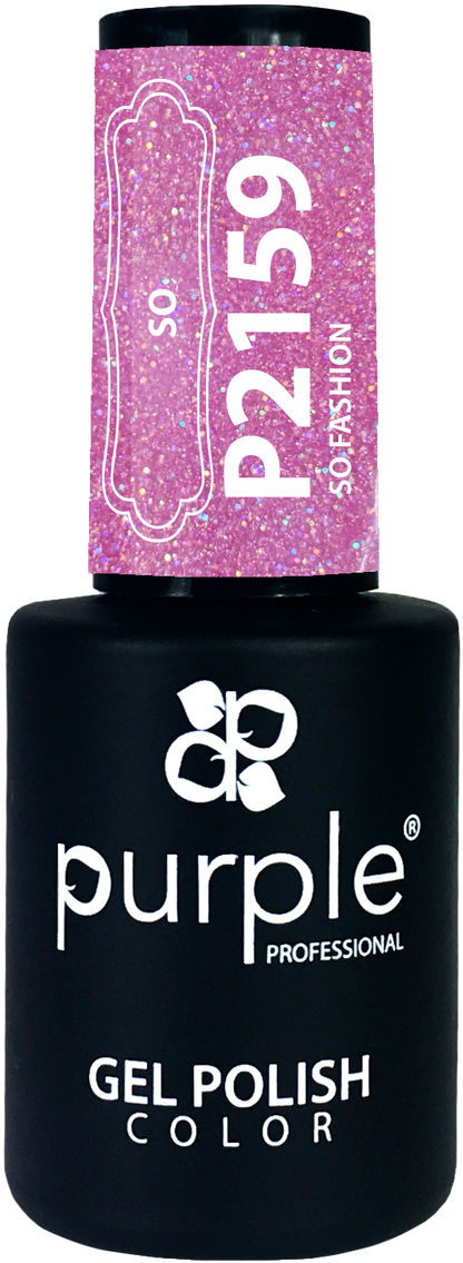 Gel Polish So Fashion  glitter - Pipa Cosmetics Purple Professional®
