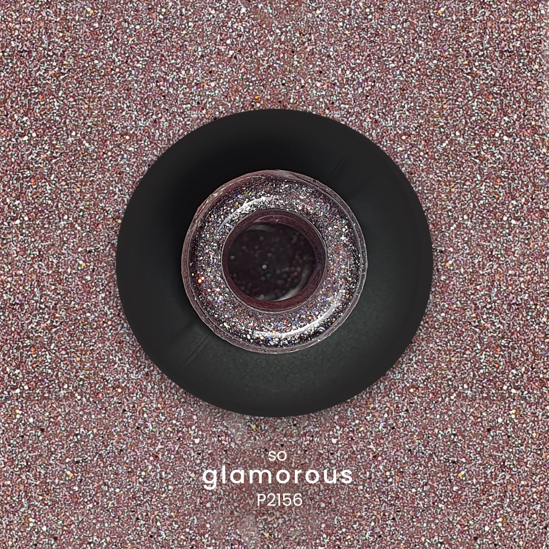 Gel Polish So Glamorous  glitter - Pipa Cosmetics Purple Professional®
