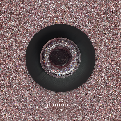 Gel Polish So Glamorous  glitter - Pipa Cosmetics Purple Professional®