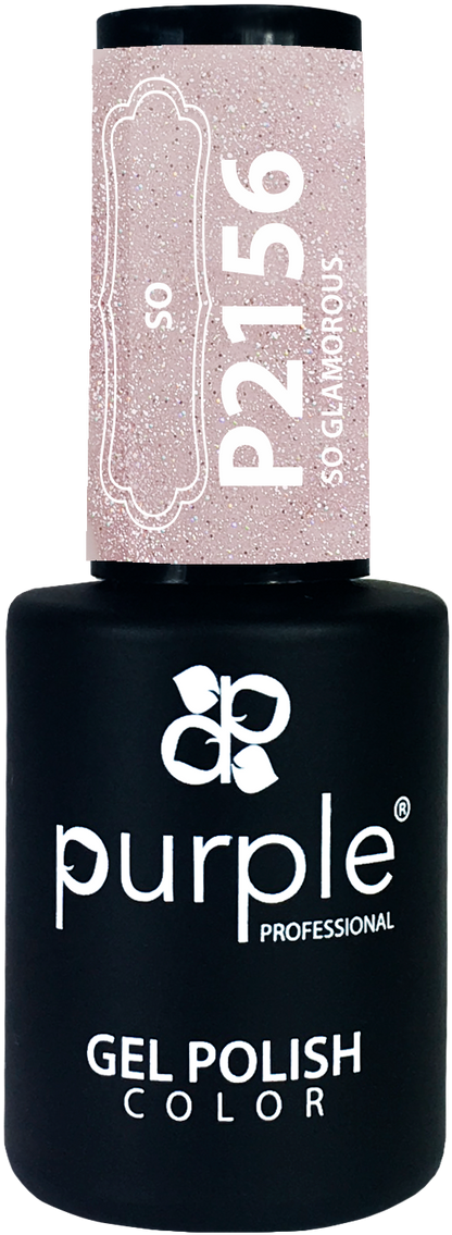 Gel Polish So Glamorous  glitter - Pipa Cosmetics Purple Professional®