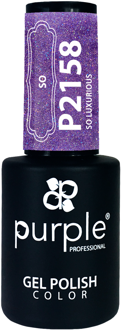 Gel Polish So Luxurious  glitter - Pipa Cosmetics Purple Professional®