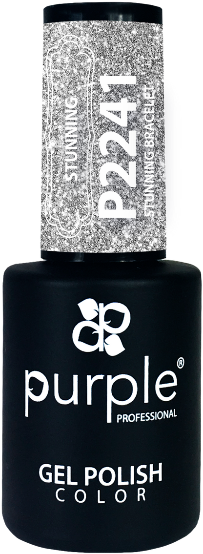 Gel Polish Stunning Bracelet  glitter - Pipa Cosmetics Purple Professional®