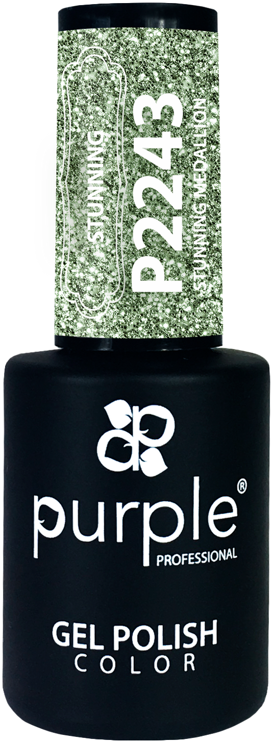 Gel Polish Stunning Medallion  glitter - Pipa Cosmetics Purple Professional®