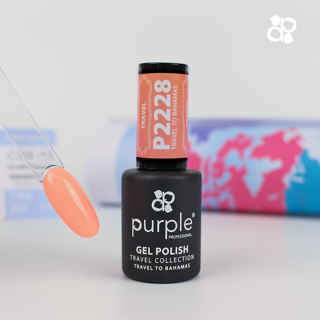 Gel Polish Travel to Bahamas - Pipa Cosmetics Purple Professional®
