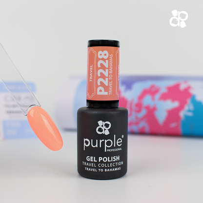 Gel Polish Travel to Bahamas - Pipa Cosmetics Purple Professional®