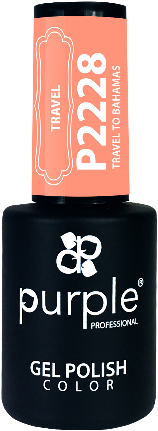 Gel Polish Travel to Bahamas - Pipa Cosmetics Purple Professional®