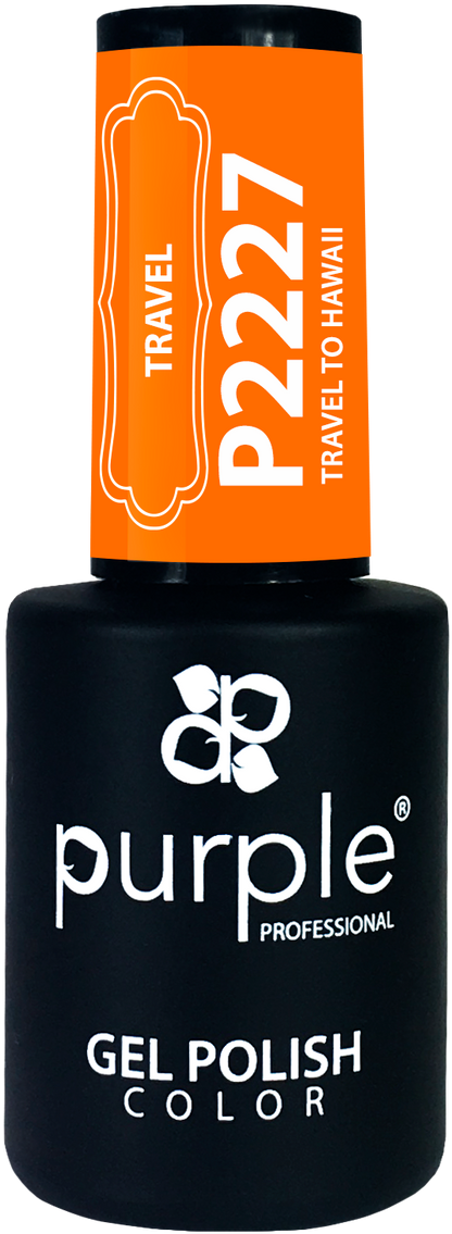 Gel Polish Travel to Hawaii - Pipa Cosmetics Purple Professional®