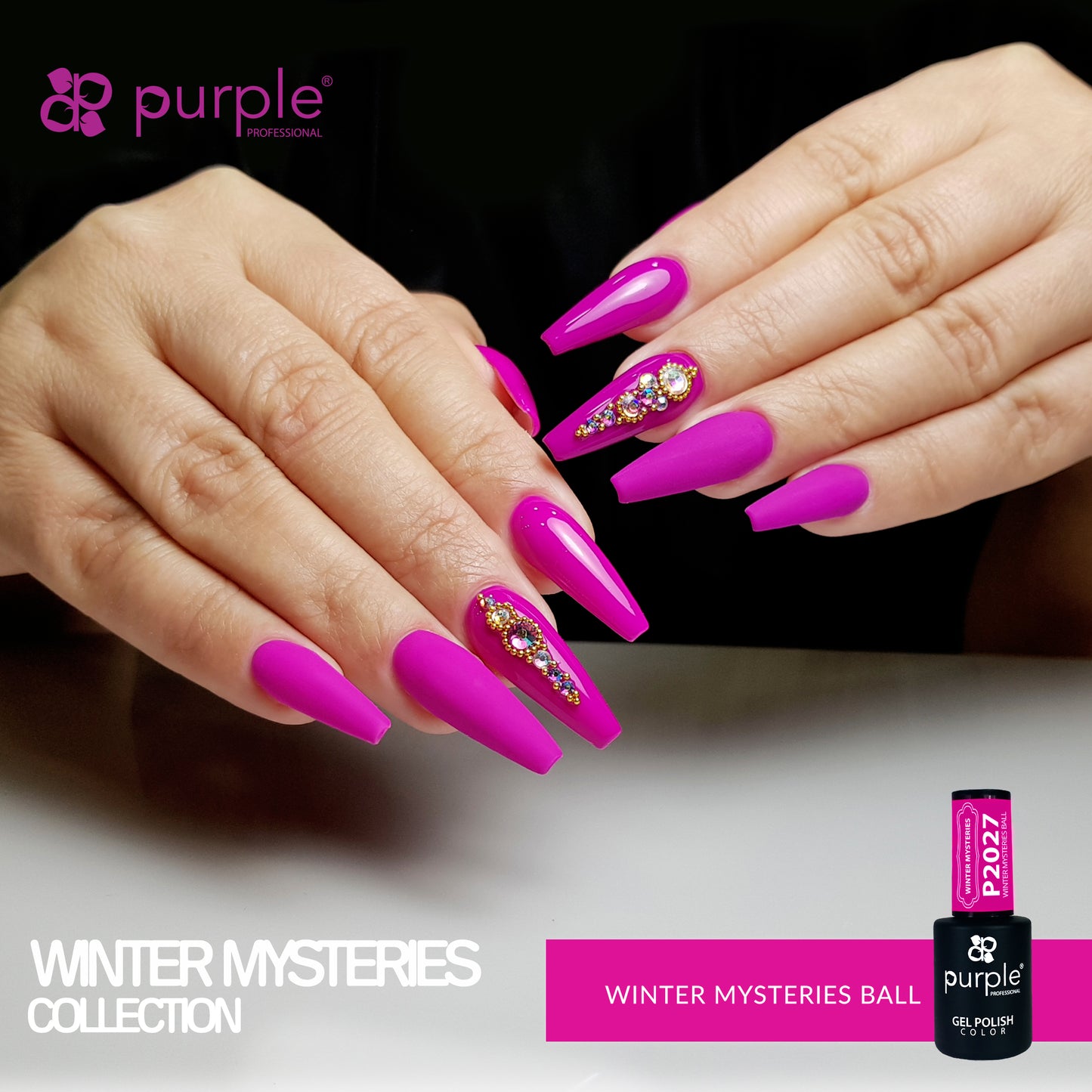 Gel Polish Winter Misteries Ball - Pipa Cosmetics Purple Professional®