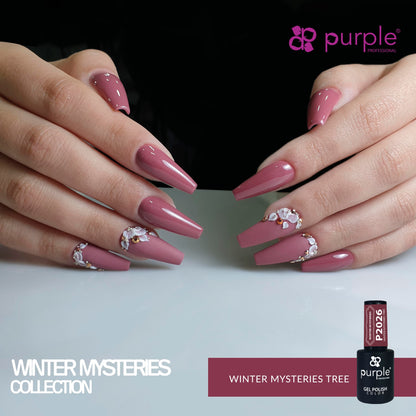 Gel Polish Winter Misteries Tree - Pipa Cosmetics Purple Professional®