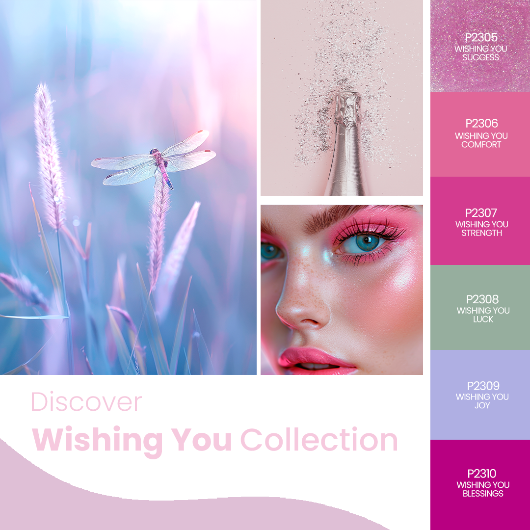 Gel Polish Wishing You Success Glitter - Pipa Cosmetics Purple Professional®