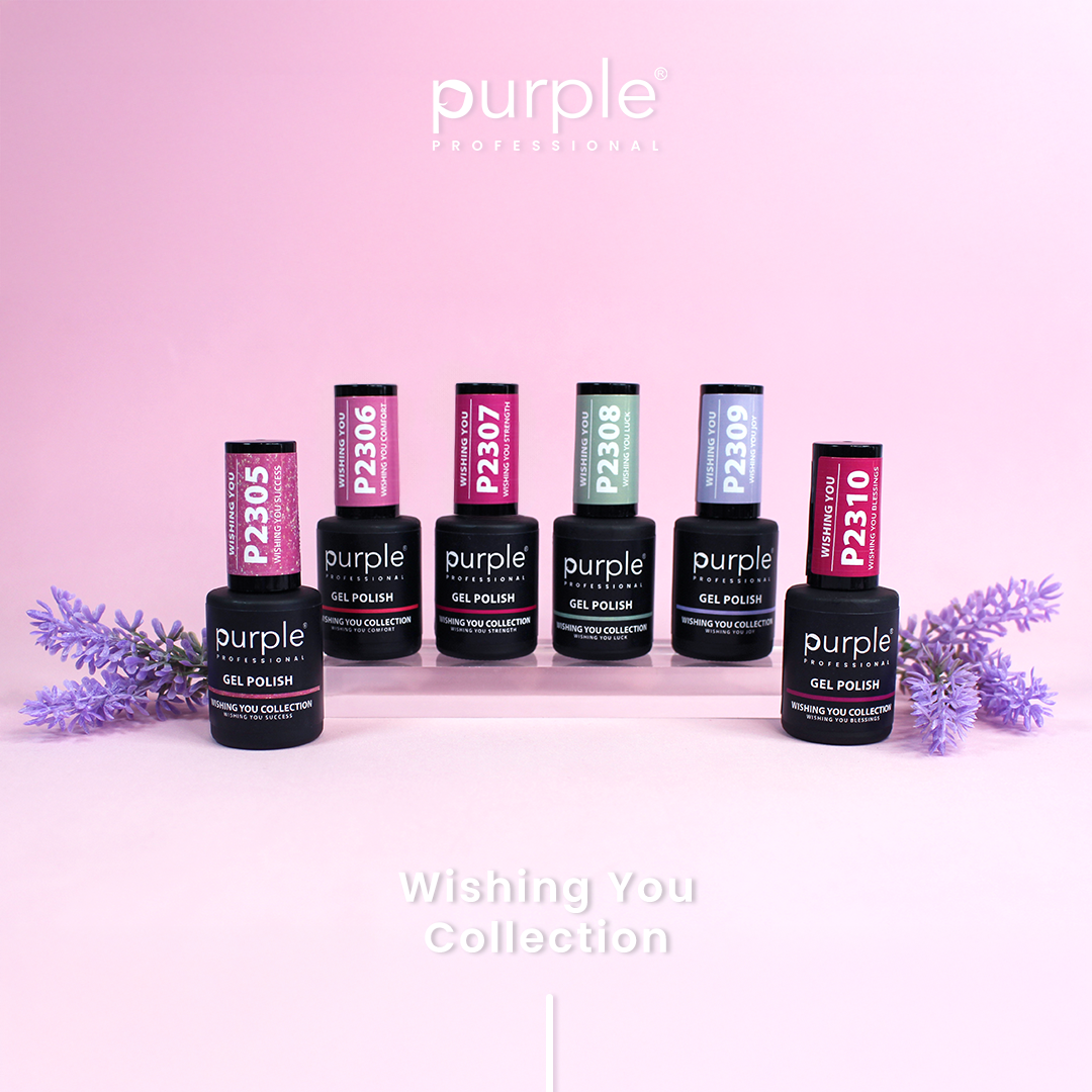 Gel Polish Wishing You Success Glitter - Pipa Cosmetics Purple Professional®