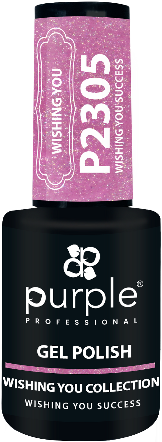 Gel Polish Wishing You Success Glitter - Pipa Cosmetics Purple Professional®