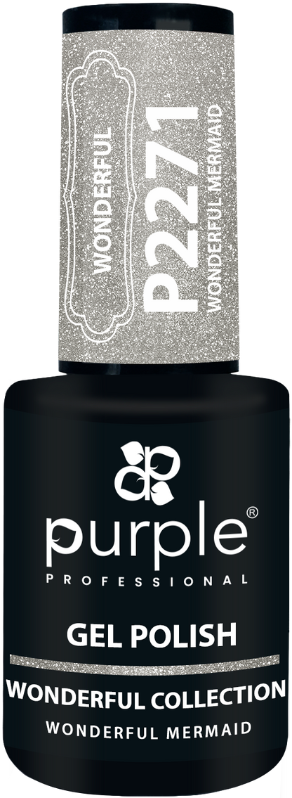 Gel Polish Wonderful Mermaid  glitter - Pipa Cosmetics Purple Professional®