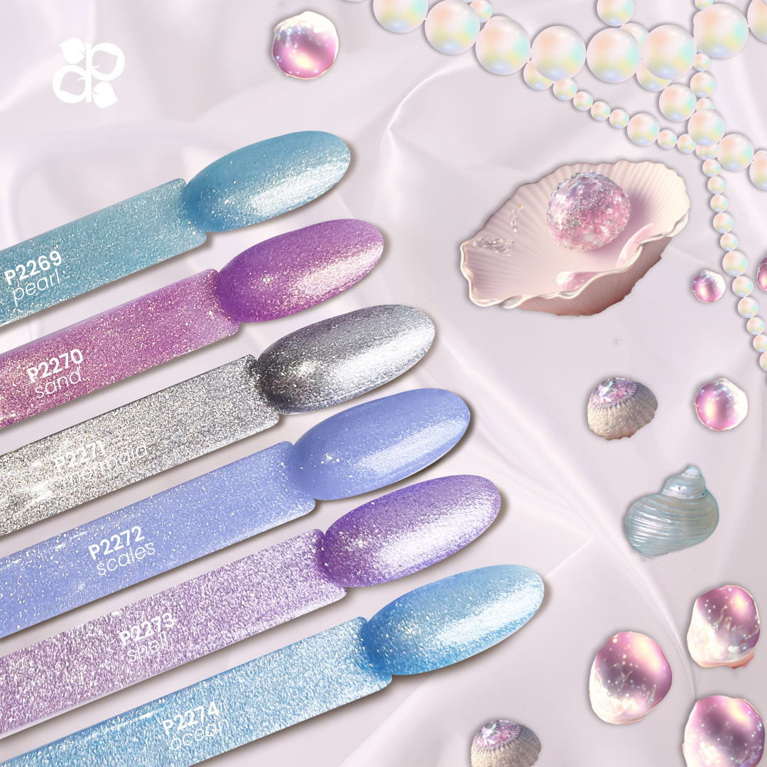 Gel Polish Wonderful Mermaid  glitter - Pipa Cosmetics Purple Professional®