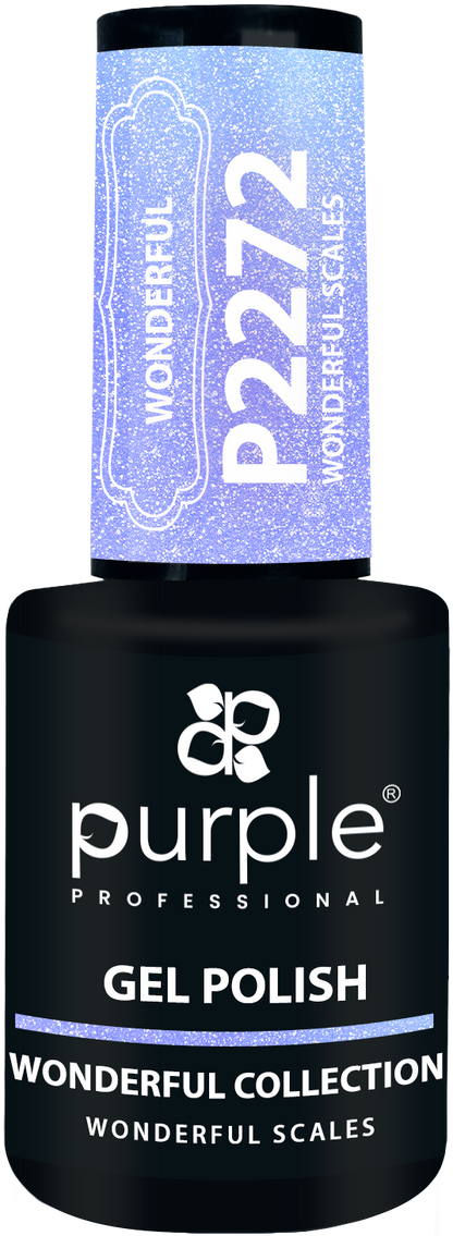 Gel Polish Wonderful Scales  glitter - Pipa Cosmetics Purple Professional®