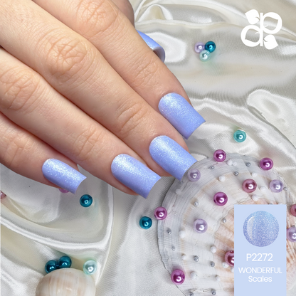 Gel Polish Wonderful Scales  glitter - Pipa Cosmetics Purple Professional®