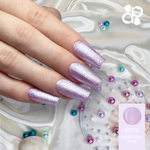 Gel Polish Wonderful Shell  glitter - Pipa Cosmetics Purple Professional®
