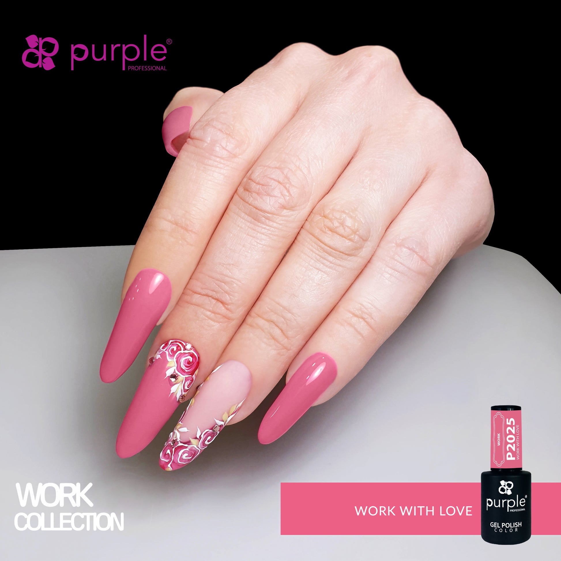 Gel Polish Work With Love - Pipa Cosmetics Purple Professional®