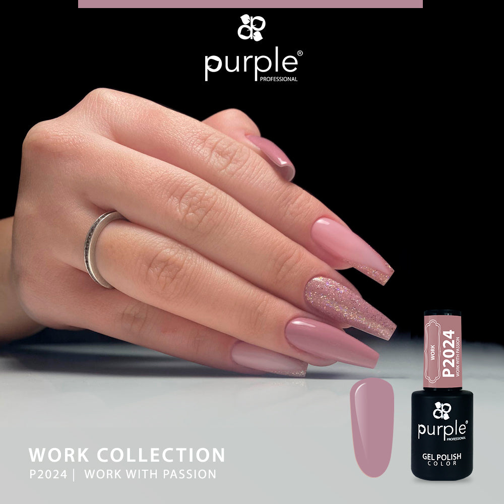 Gel Polish Work With Passion - Pipa Cosmetics Purple Professional®