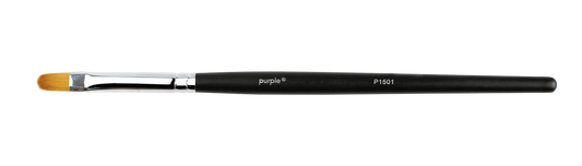 Gel and Acrygel Brush #8 Nylon Oval (wooden handle) - Pipa Cosmetics Purple Professional®