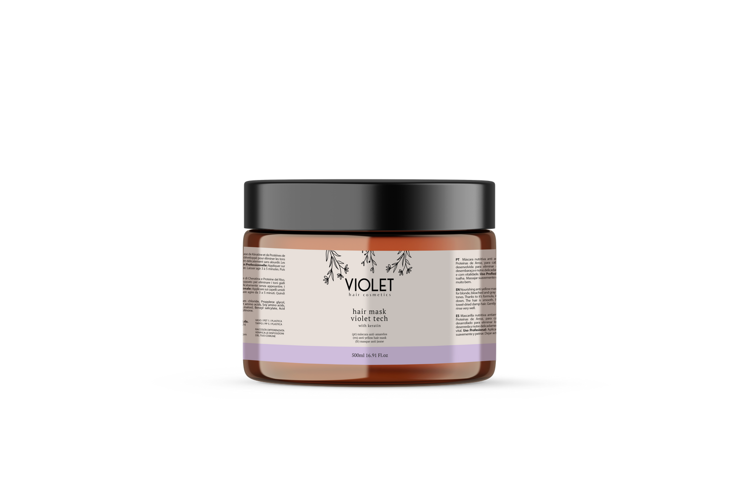 Hair Mask Violet Tech - Pipa Cosmetics Violet Hair Cosmetics® 