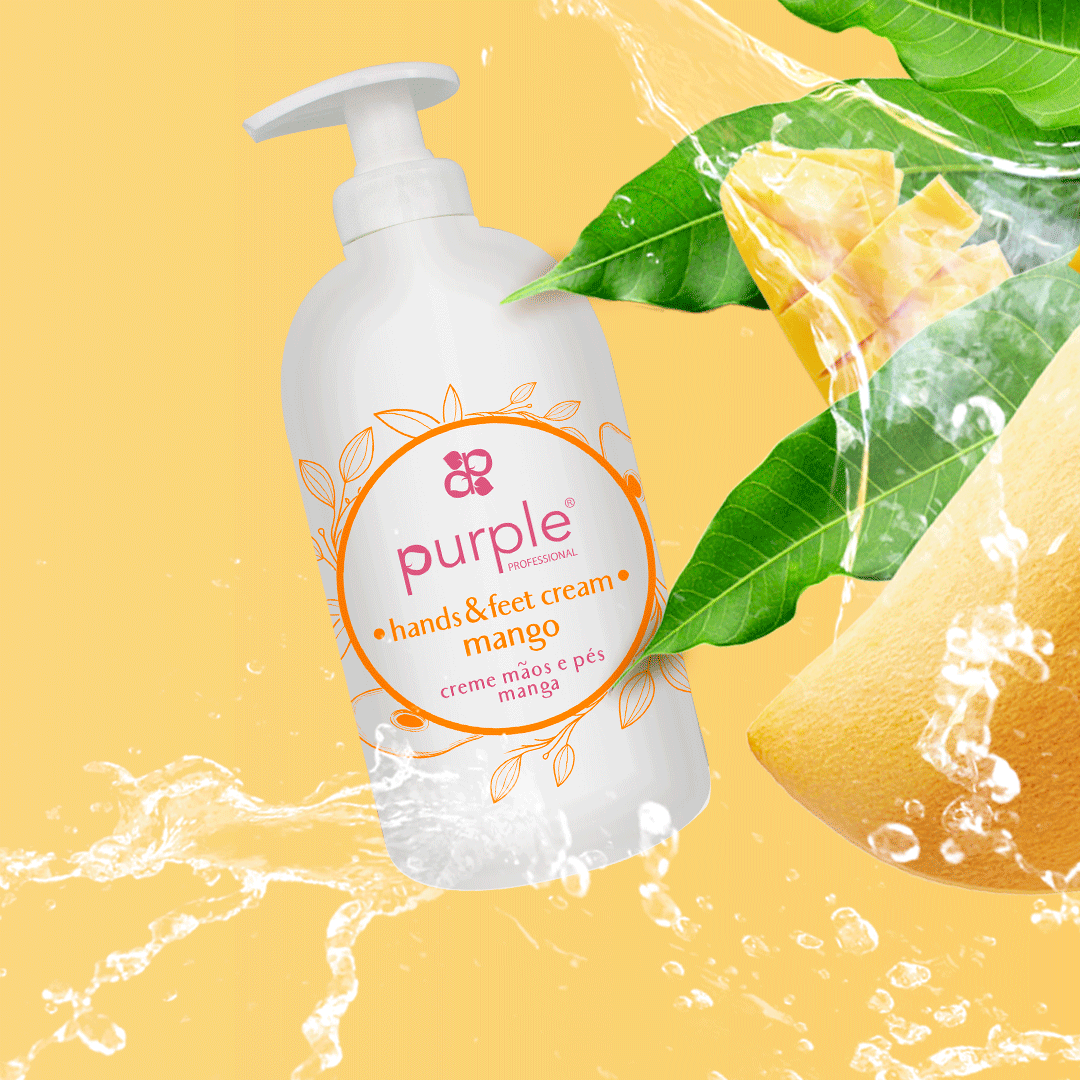 Hands & Feet Cream Mango - Vegan - Pipa Cosmetics Purple Professional®