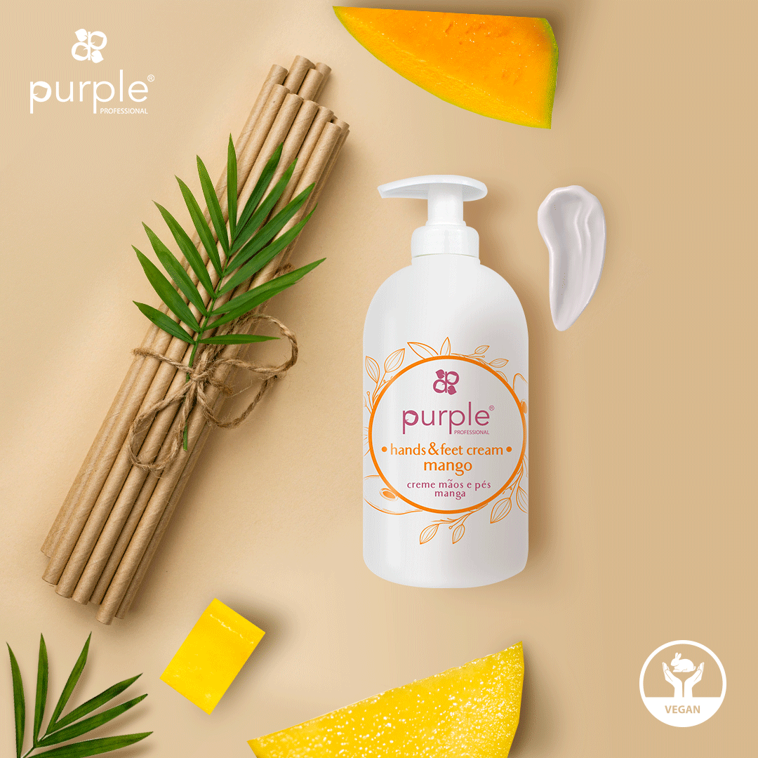 Hands & Feet Cream Mango - Vegan - Pipa Cosmetics Purple Professional®