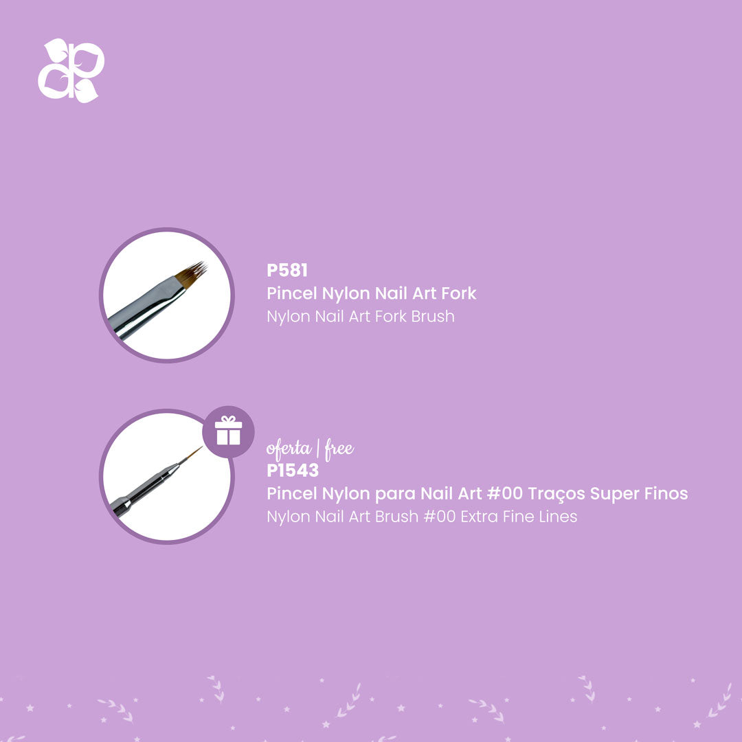 Kit Brushes 3 - Pipa Cosmetics Purple Professional®