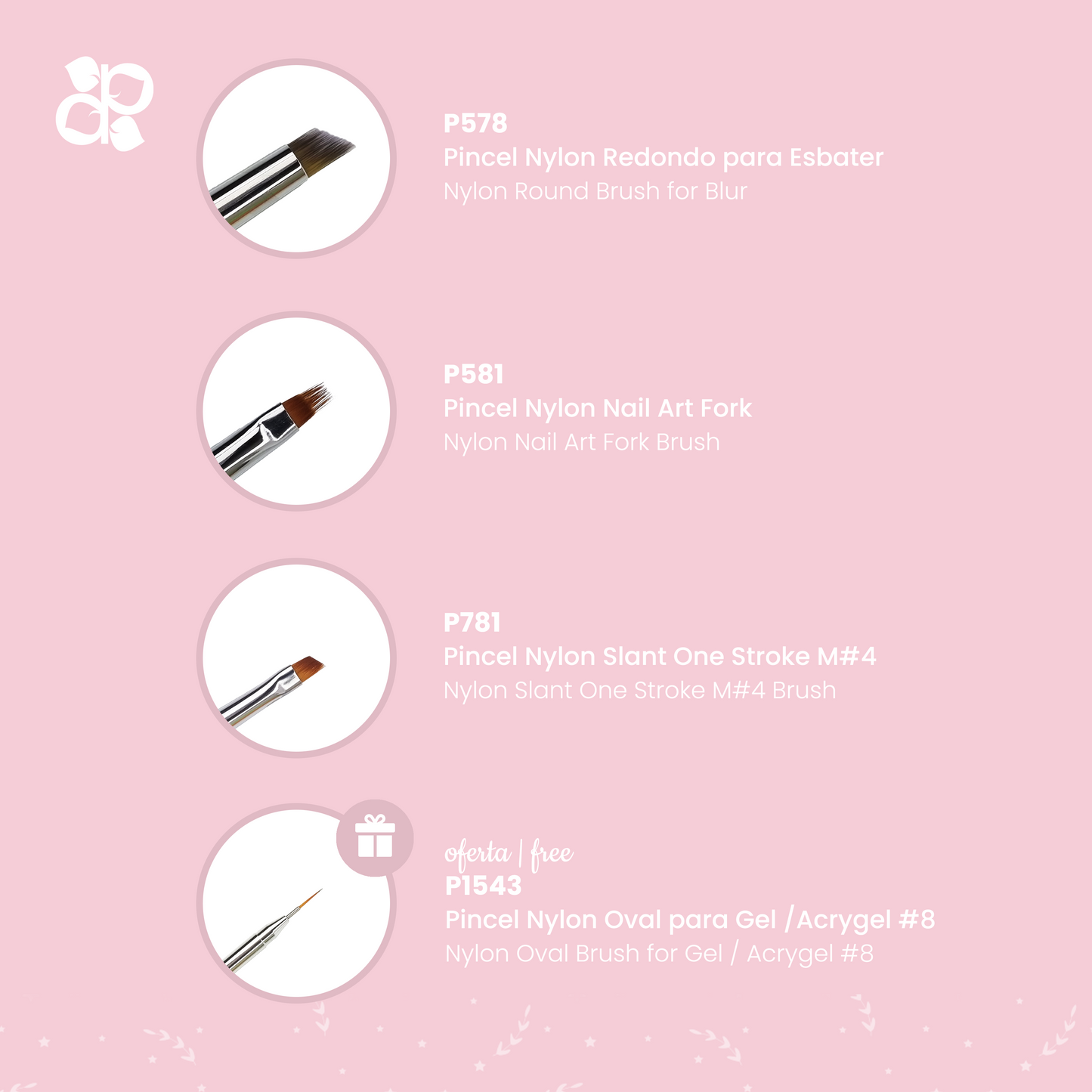 Kit Brushes 6 - Pipa Cosmetics Purple Professional®