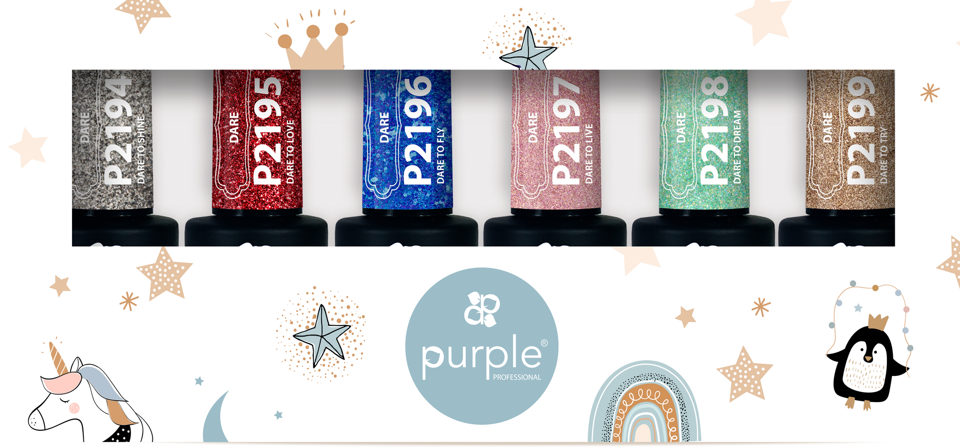 Kit Dare Collection - Pipa Cosmetics Purple Professional®