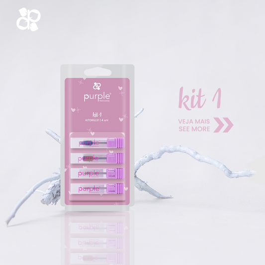 Kit Drills 1 - Pipa Cosmetics Purple Professional®